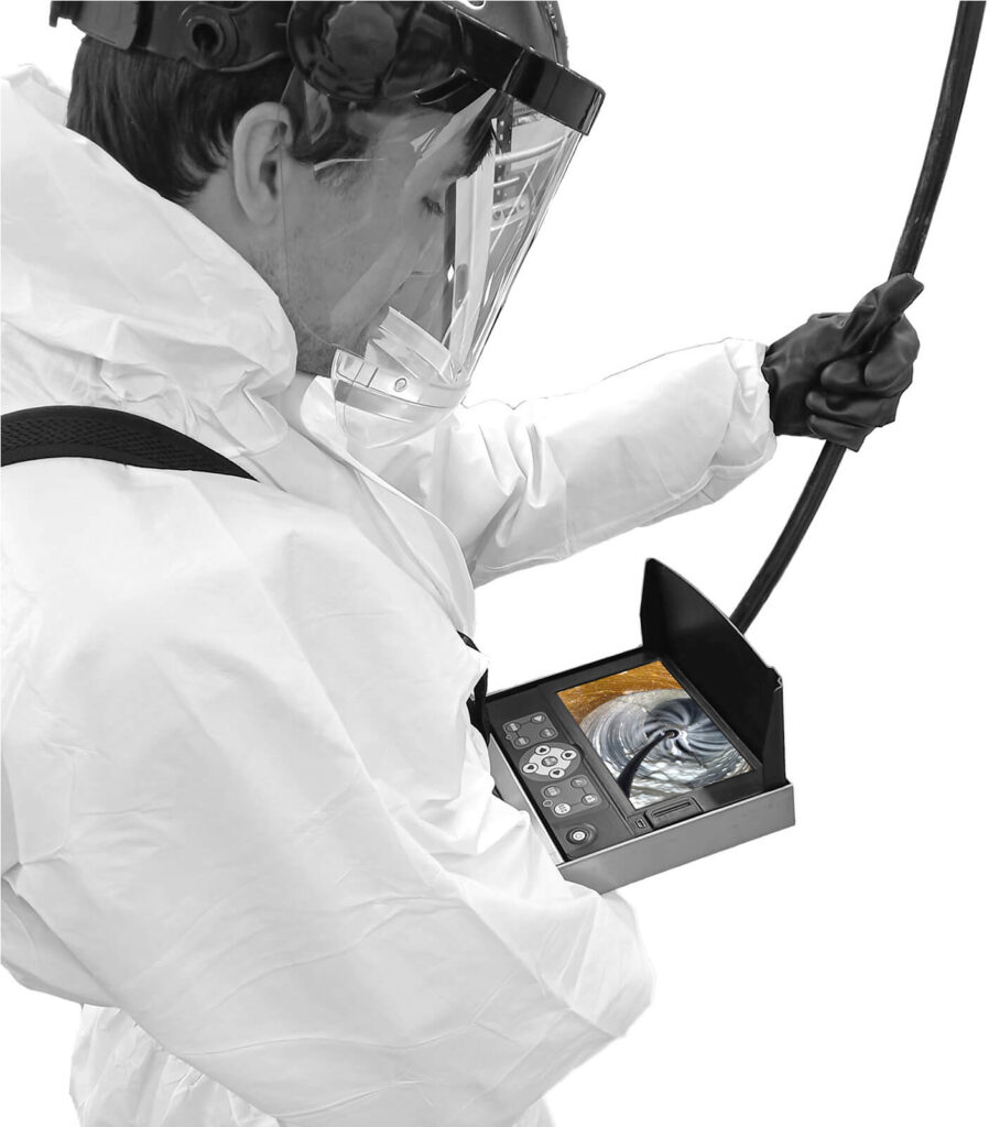 Multipro. Advanced exhaust duct cleaning equipment. Rotary brush machine